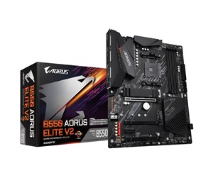 Hovedkort - GIGABYTE B550 AORUS ELITE V2 Hovedkort - AMD B550 - AMD AM4 socket - DDR4 RAM - ATX - B550 AORUS ELITE V2