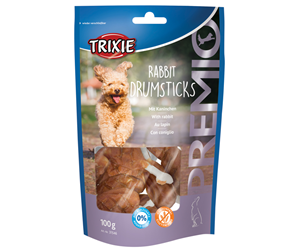 Hund - Trixie Premio Rabbit Drumsticks 100g - TX-31546