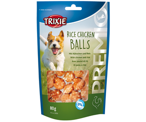 Hund - Trixie Premio Rice Chicken Balls 80g - TX-31701