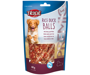 Hund - Trixie Rice Duck Balls 80g - TX-31704