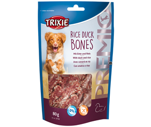 Hund - Trixie Premio Rice Duck Bones 80g - TX-31742