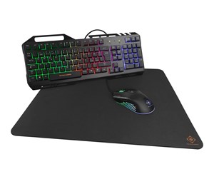 Tastatur - Deltaco GAMING - Gamingtastatur - Nordisk - Svart - GAM-113