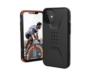 Mobil - Deksel og etui - UAG Apple iPhone 12 Mini 5G Rugged Case Civilian - Black - 11234D114040