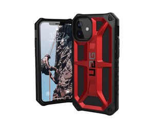 Mobil - Deksel og etui - UAG Apple iPhone 12 Mini 5G Rugged Case Monarch - Crimson Red - 112341119494