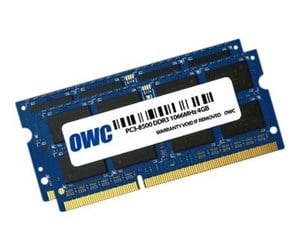 RAM - OWC Other World Computing - DDR3 - 8 GB Kit : 2 x 4 GB - SO-DIMM 204-pin - unbuffered - OWC8566DDR3S8GP