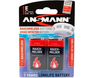 Batteri - ANSMANN 9V 2-Pack - 1515-0006