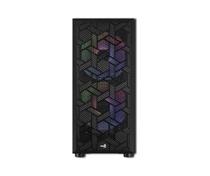 Kabinett - AeroCool Hive ARGB - Tempered Glass Edition - MDT - ATX - Kabinett - Tower - Svart - ACCM-PV27033.11