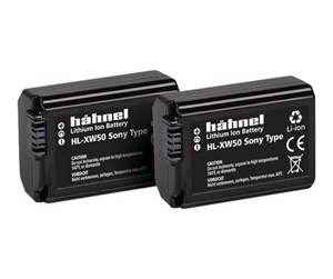 Kamerabatteri & Batterigrep - Hähnel HL-XW50 Twin Pack - 1000 160.4