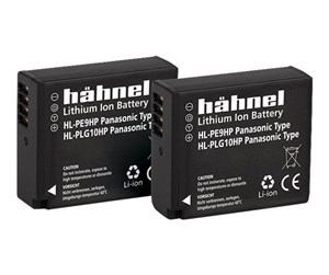 Kamerabatteri & Batterigrep - Hähnel HL-PLG10HP Twin Pack - 1000 160.8