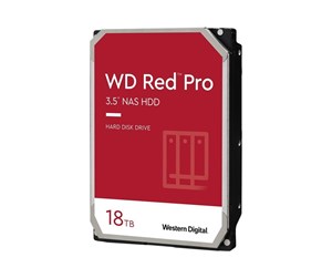 Harddisk - WD Red Pro (CMR) - 18TB - Harddisk - WD181KFGX - SATA-600 - 3.5" - WD181KFGX