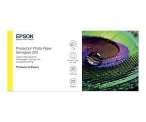 Papir, Fotopapir & Etiketter - Epson Production - photo paper - 1 roll(s) - Roll (60.96 cm x 30 m) - 200 g/m² - C13S450376