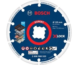 Vinkelsliper - Bosch X-LOCK diamantmetallskive 125 x 22,23 mm - 2608900533