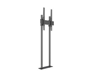 Veggmontering, AV-braketter & AV-møbler - Multibrackets M Pro Dual Pole Floormount 75 kg 90" 100 x 100 mm - 7350073738953