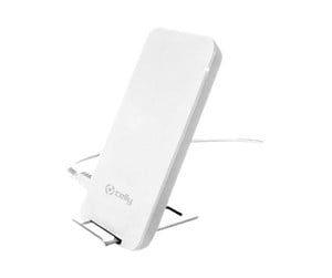 Batteri - CELLY wireless charging stand - WLFASTSTANDWH