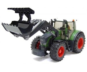 Leketøysbil - Bruder Fendt 936 Vario tractor with frontloader - BR3041