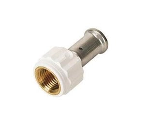 Alu pex-systemer - Henco straight female iron adapter 32 mm x 1 - 18PKW-3206-N