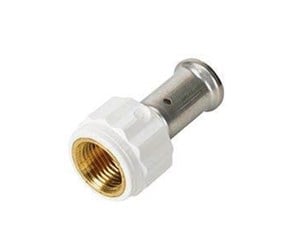 Alu pex-systemer - Henco straight female iron adapter 26 mm x 34 - 18PKW-2605-N