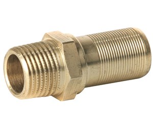 PEX-systemer - Henco straight nipple male brass 26mmx3/4 - 17SKS-2605