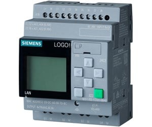 PLC, HMI, IOT og Industri PC - Siemens Logo! 24ce.logic module display pu/i/o: 24v/24v/24v transistor 8di (4ai)/4do - 6ED1052-1CC08-0BA0