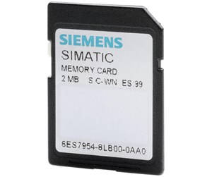 PLC, HMI, IOT og Industri PC - Siemens Simatic s7 memory card for s7-1x00 cpu 3.3 v flash 256 mb - 6ES7954-8LL03-0AA0