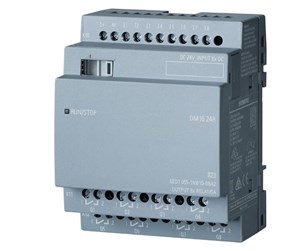 PLC, HMI, IOT og Industri PC - Siemens Logo! dm16 24r udvidelsesmodul pu/i/o: 24v dc/24v dc/relay - 6ED1055-1NB10-0BA2