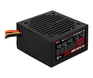 Strømforsyning (PSU) - AeroCool VX PLUS 800 Strømforsyning (PSU) - 800 Watt - 120 mm - ATX 2.3 - 80 Plus - AEROPGSVX-800PLUS-80