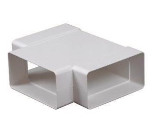 Ventilation - Unite Flat duct t-piece (75x150 mm) white - UNITE-KP75-26