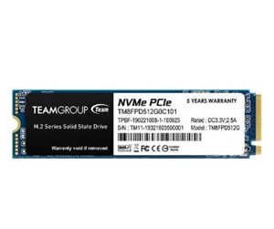 SSD - Team Group MP33 Pro SSD - 512GB - PCIe 3.0 - M.2 2280 - TM8FPD512G0C101