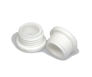 Tilbehør (fester, stikkontakter osv.) - Teknisk Belysnings Industri Nipple m10x1x6.5 white - 068A0107