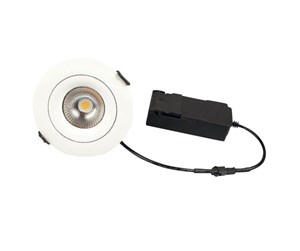 Lamper - Scan Products Sabina lp 230v dimmable flicker free 5.4w 2700k cri90 400lm ip44 matt white round - 10301