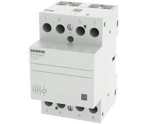 Komponenter for switchboxes og skap - Siemens Insta contactor 4no acdc230v 40a 5tt5040-0 - 5TT5040-0