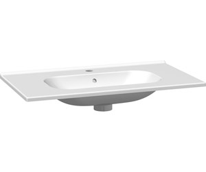 Baderomsmøbler - Dansani kantate porcelain washbasin 81 cm white - 531908003