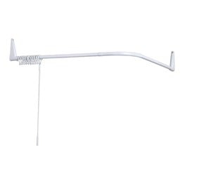 Baderomstilbehør - Van Der P Universal l- and u-shaped rail 12 sizes white - 12250