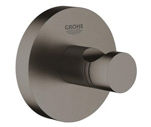 Baderomstilbehør - Grohe Essentials, Håndklekrok, børstet hard grafitt - 40364AL1