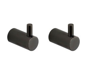 Baderomstilbehør - Pressalit towel hook pin black chrome - Q50150