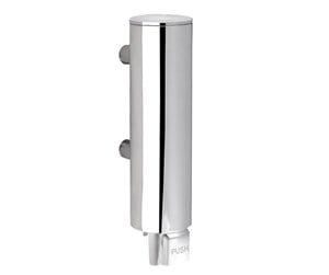 Baderomstilbehør - Pressalit soap dispenser for wall mounted polished stainless - Q10700