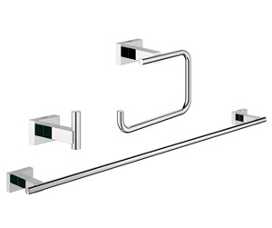 Baderomstilbehør - Grohe Essentials Cube 3-in-1 Guest bathroom accessories set, chrome - 40777001