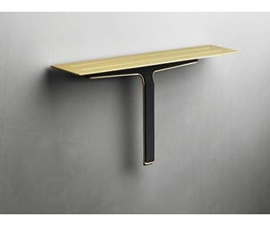 Baderomstilbehør - Unidrain Reframe Collection soap shelf and shower wiper Brass - 7012