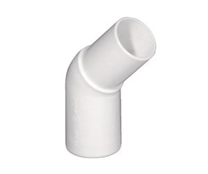 Reservedeler og tilbehør - Purus angle 45° 32 mm white pp/tpe with tip end - 752011-132