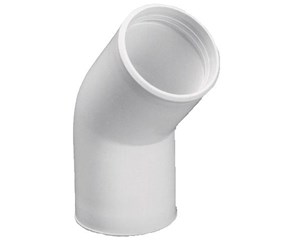 Reservedeler og tilbehør - Purus angle 45° 32 mm white pp/tpe - 752011-032