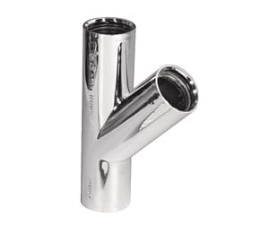 Reservedeler og tilbehør - Purus branch pipe 45° 32 mm chrome pp/tpe - 752003-033