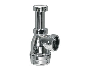 Reservedeler og tilbehør - Purus water trap 32 mm x 114 with telescopic tube chrome - 750411-050