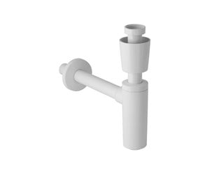 Reservedeler og tilbehør - Geberit dip tube trap for washbasins with valve collar hor - 151035111