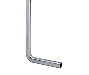 Reservedeler og tilbehør - Megatherm Drain pipe 90° 40 x 220 x 680 mm chrome - 750233 011