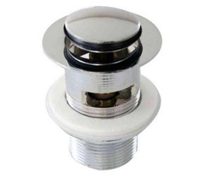 Reservedeler og tilbehør - Unite bottom valve push-open 114 chrome - 747096010