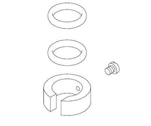 Reservedeler og tilbehør - Damixa kit for swivel spout serial 30 - 1320300