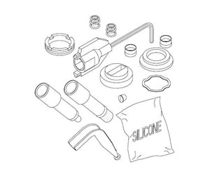 Reservedeler og tilbehør - Damixa kit wear parts for basin and bidet mixer - 4801300