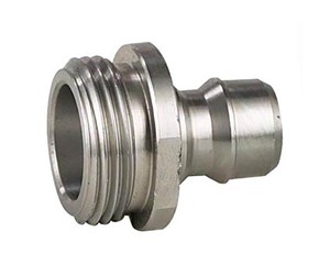 Slanger, koblinger, beslag og tilbehør - Nito 3/4" stainless steel nipple with 3/4" male bsp - 64611A3