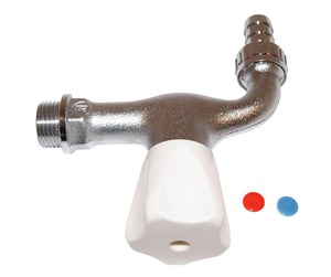 Beslag - Megatherm Drain cock 1/2 round handle - 741415004