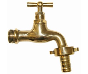 Beslag - Megatherm Drain cock 1/2 t-handle with hose coupling - 741301004